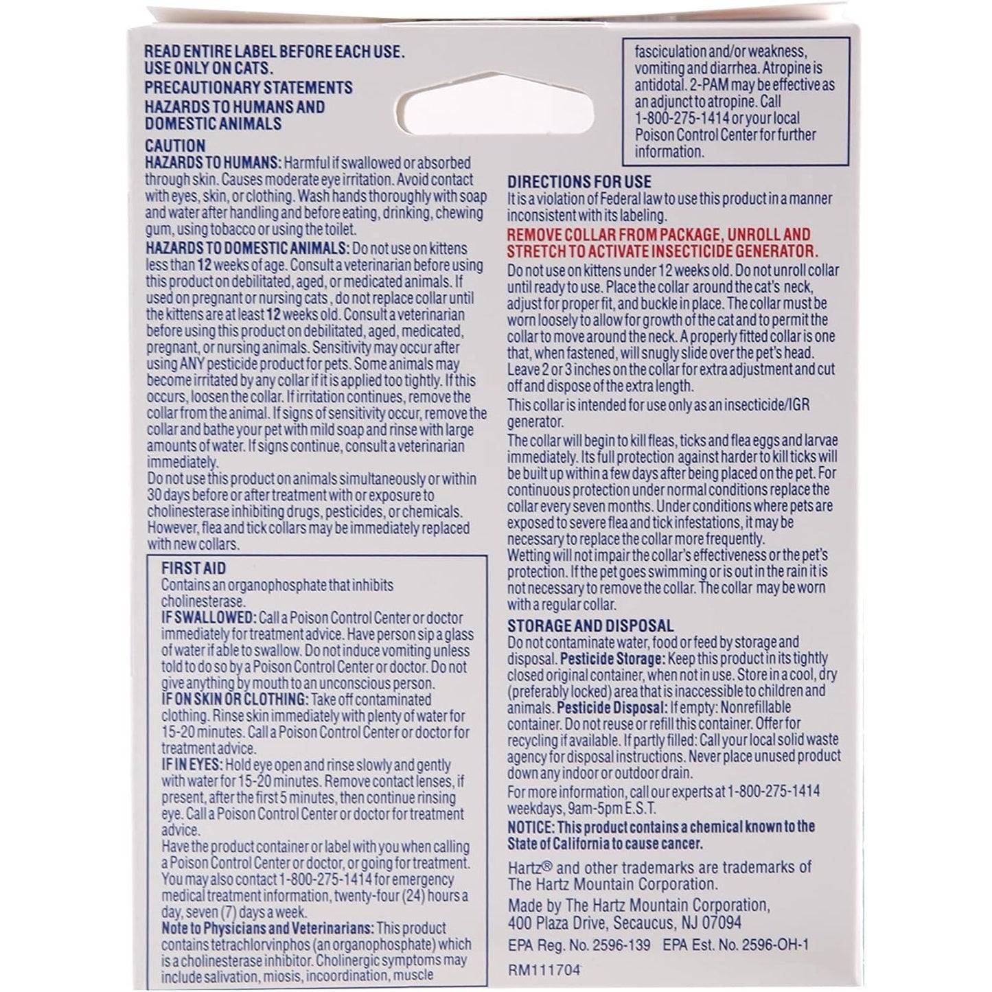 Flea & Tick Collar for Cats and Kittens, 7 Month Flea and Tick Prevention and Protection