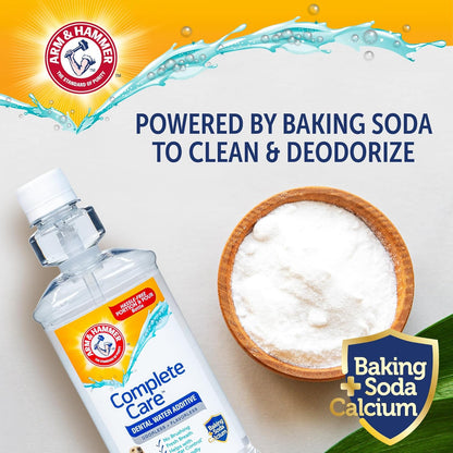 Dental Water Additive for Dogs, 16 Fl Oz, Odorless and Flavorless Breath Freshener with Baking Soda for Tartar Control
