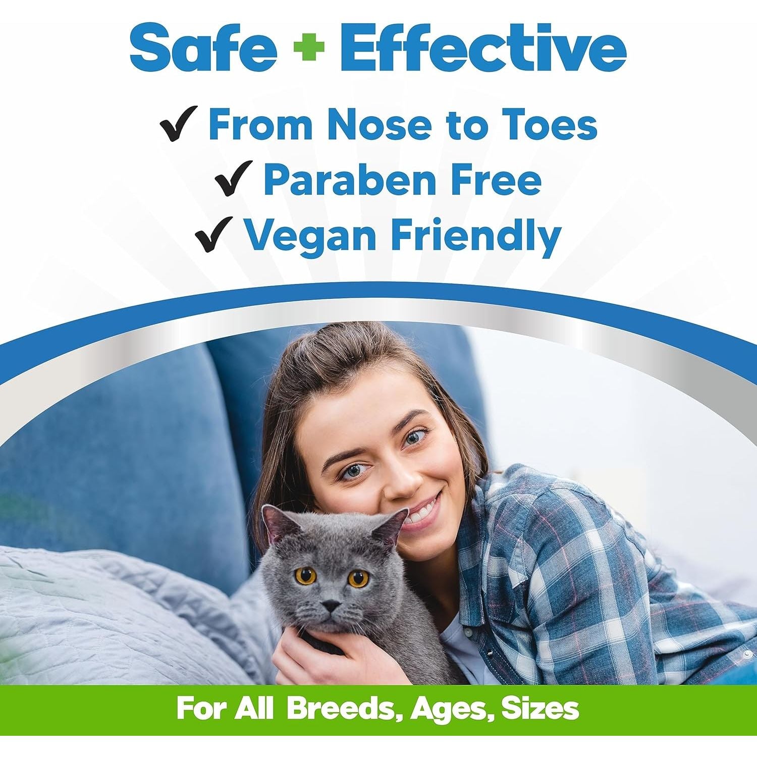 Lick Safe Natural Cat Paw Balm - 0.15 Oz Vet-Recommended Moisturizer for Healthy, Hydrated Paws