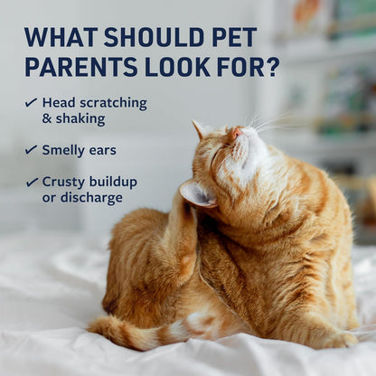  Ear Cleaner for Cats and Dogs to Alleviate Itchiness and Remove Debris and Buildup to Prevent Infections