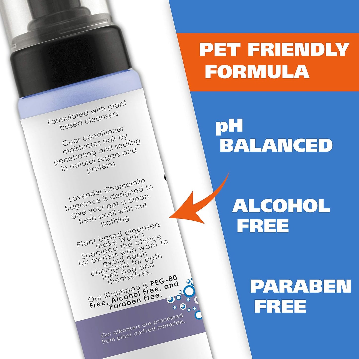 Waterless No Rinse Shampoo for Pets – Lavender & Chamomile Dogs 