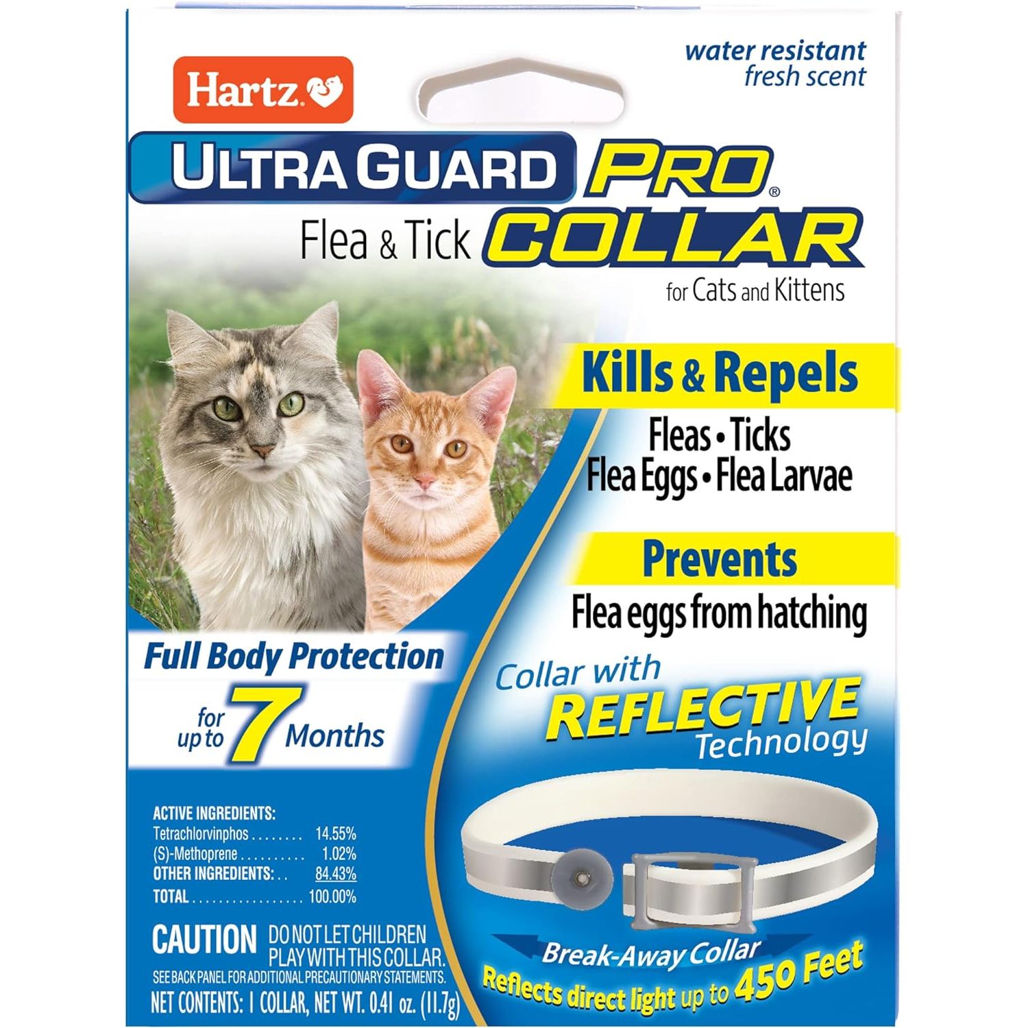 Flea & Tick Collar for Cats and Kittens, 7 Month Flea and Tick Prevention and Protection