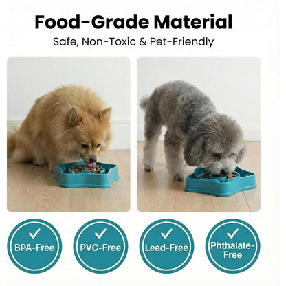 Pet Slow Feeder Bowl for Small Dogs 