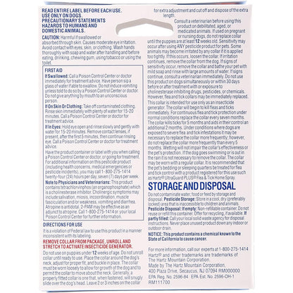 Hartz Ultraguard Flea and Tick Prevention Collar for Dogs and Puppies