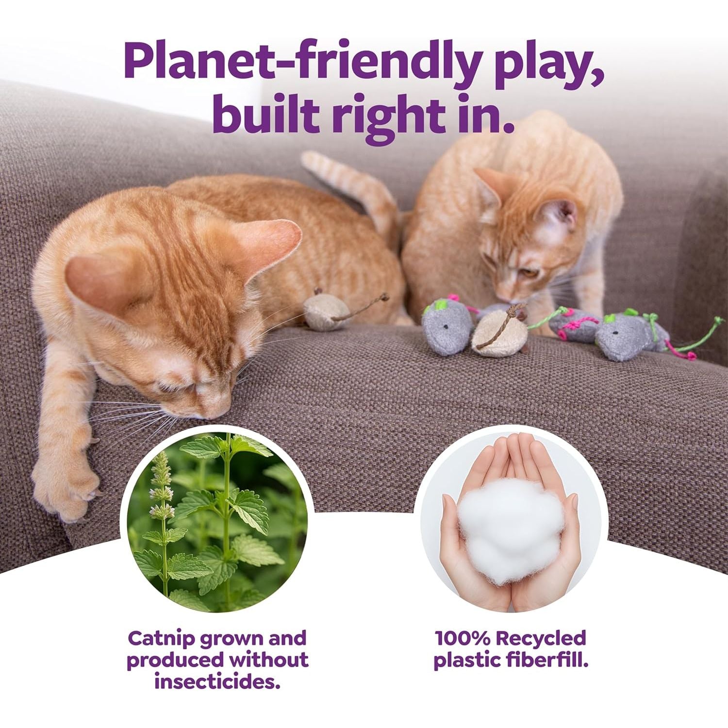 Exciting SmartyKat Skitter Critters Catnip Cat Toy Set - 10 Irresistible Plush Mice for Endless Feline Fun!