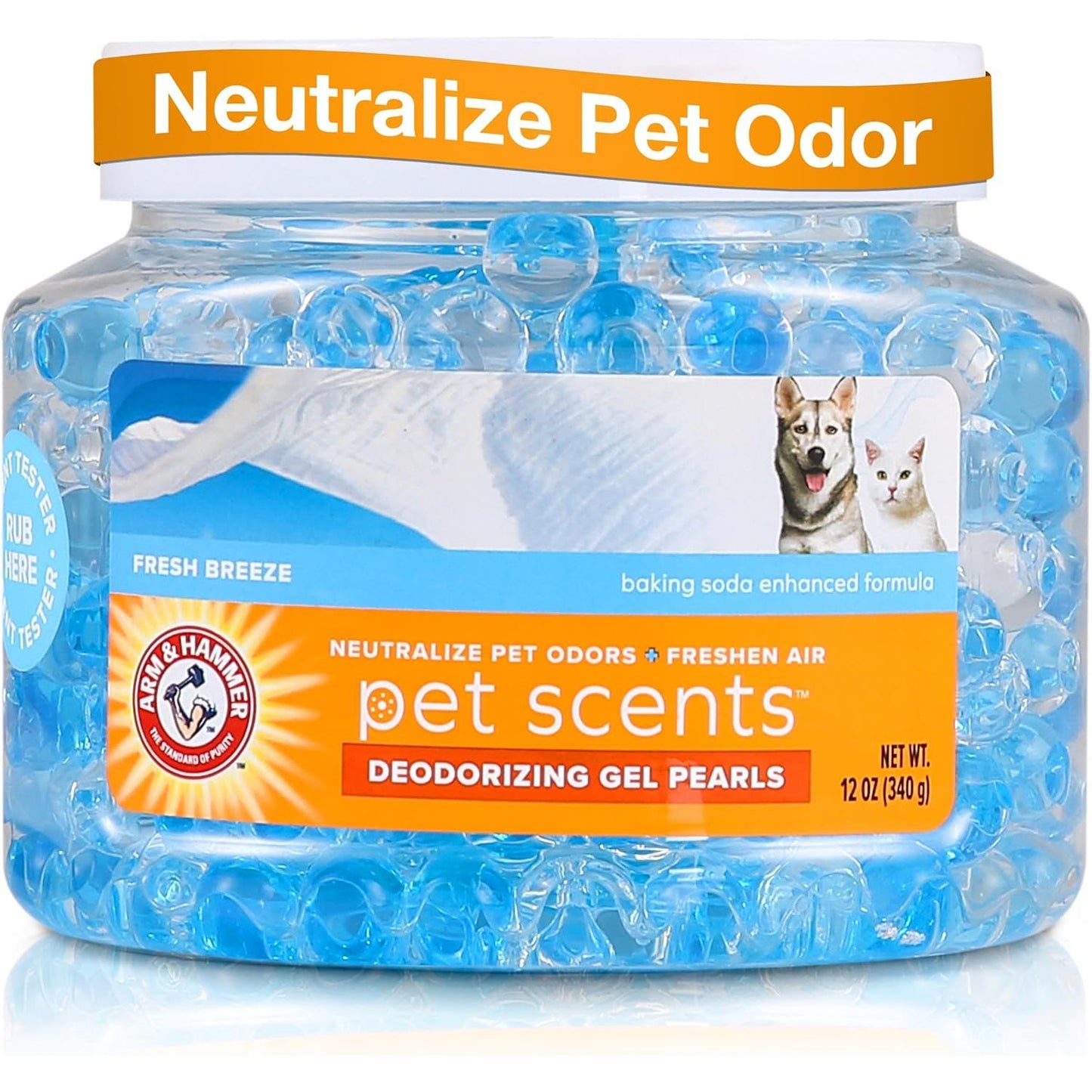  Pet Air Care Deodorizing Gel Beads, Long-Lasting Odor Eliminator for Rooms, Closets, and Small Spaces