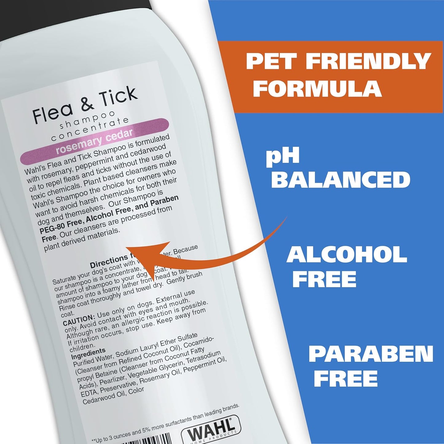 Flea and Tick Repellent Dog Shampoo - Defense Formula with Rosemary and Cedar Scent - 24 oz 