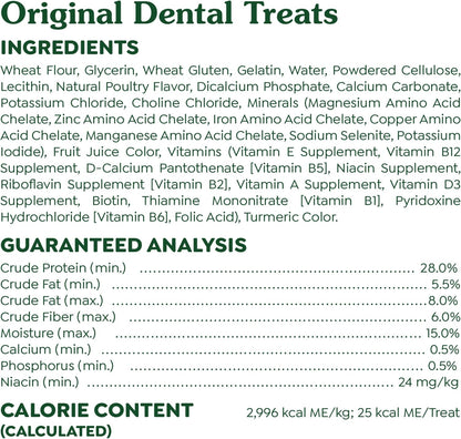 Greenies Original Teenie Dental Dog Treats, 12 Oz. Pack (43 Treats)