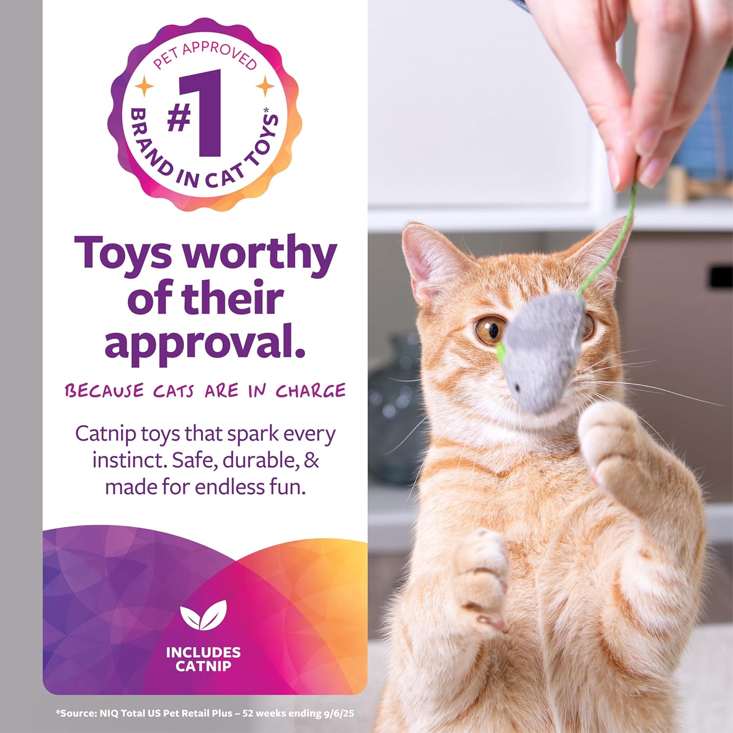 Exciting SmartyKat Skitter Critters Catnip Cat Toy Set - 10 Irresistible Plush Mice for Endless Feline Fun!