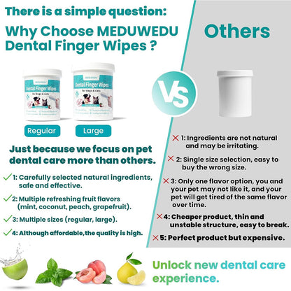 Paw-some Coconut Kisses: 60 Finger Wipes to Tame the Plaque Monsters in Your Pup’s Grill!
