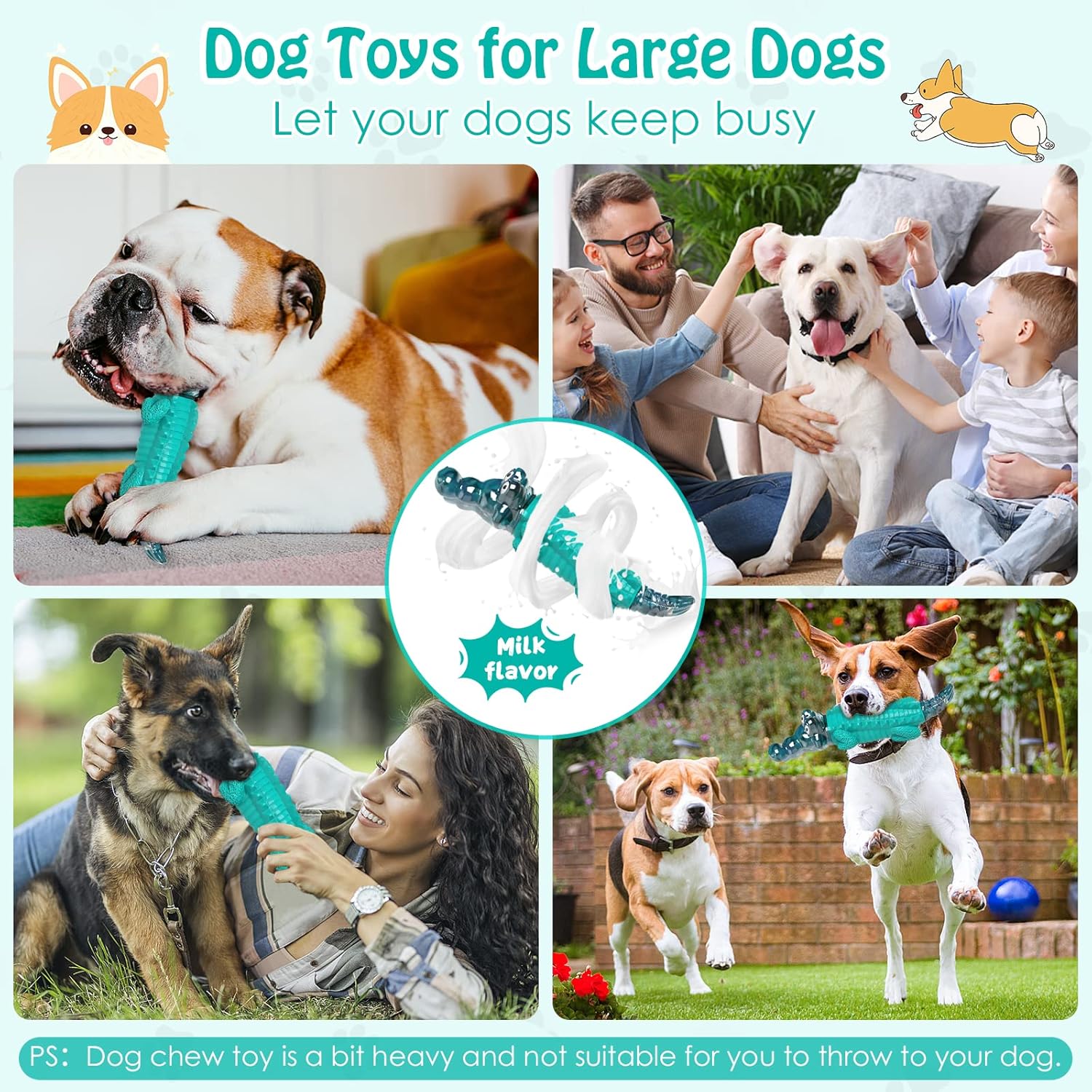 Durable Dog Chew Toys for Aggressive Chewers to Engage and Entertain