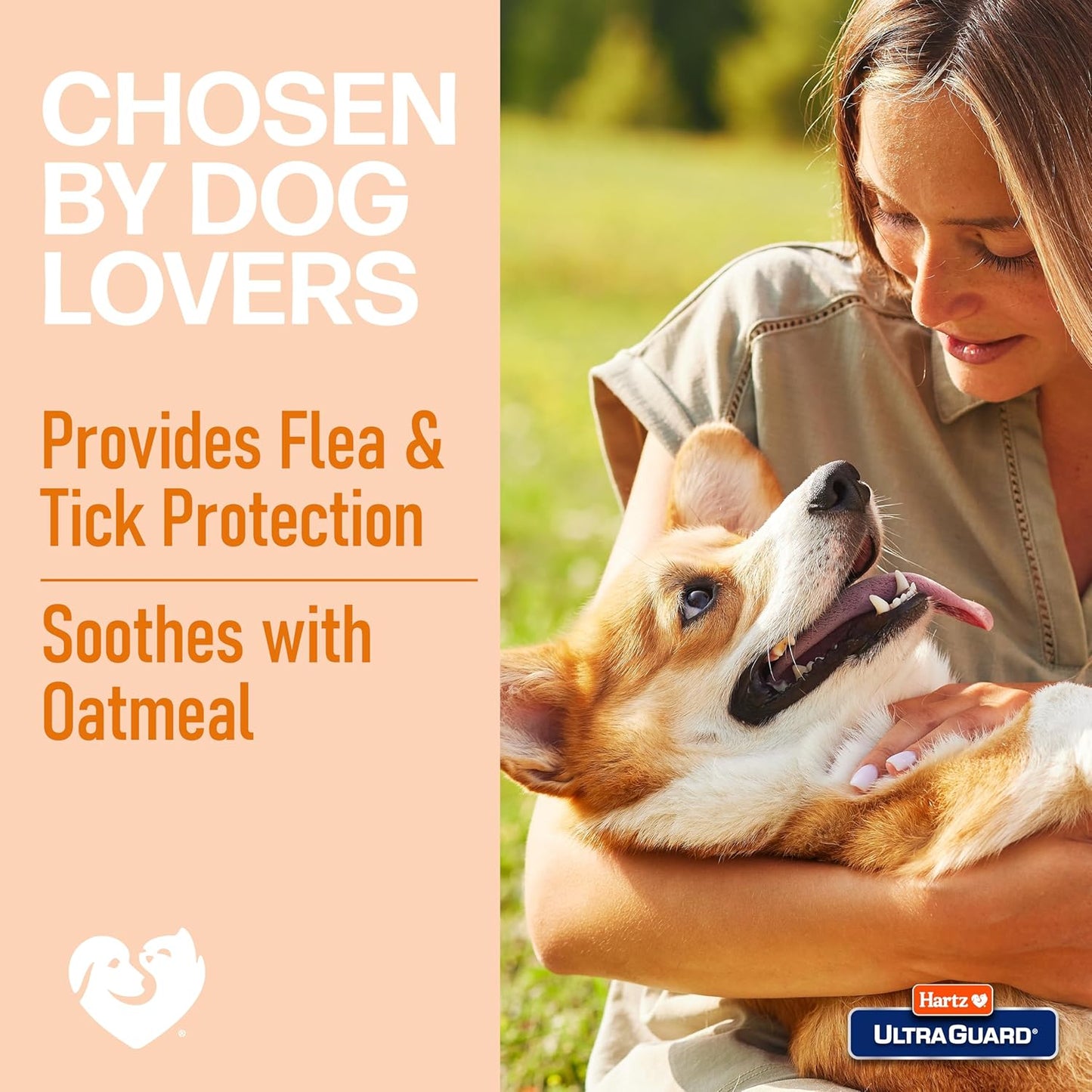 Flea and Tick Oatmeal Dog Shampoo, 18 oz
