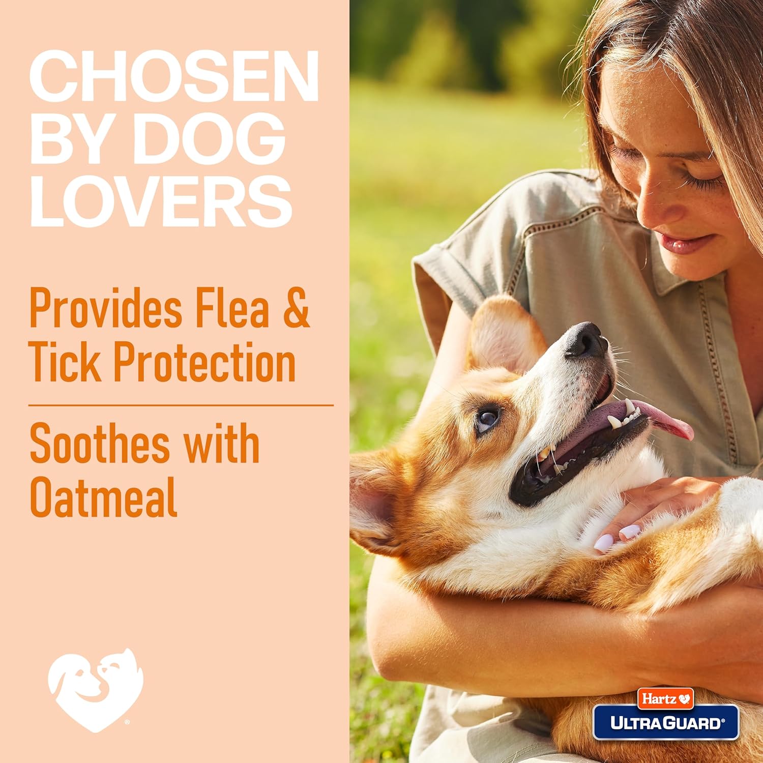 Flea and Tick Oatmeal Dog Shampoo, 18 oz