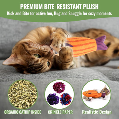 20-Piece Cat Toy Variety Pack for Enhanced Feline Entertainment