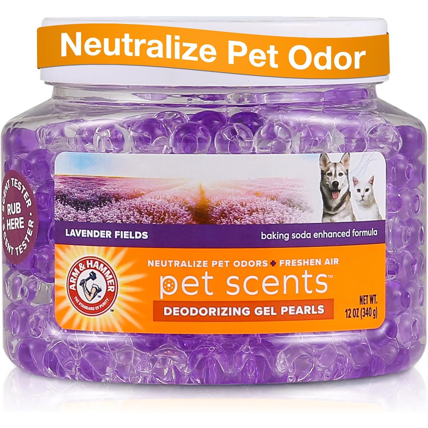  Pet Air Care Deodorizing Gel Beads, Long-Lasting Odor Eliminator for Rooms, Closets, and Small Spaces