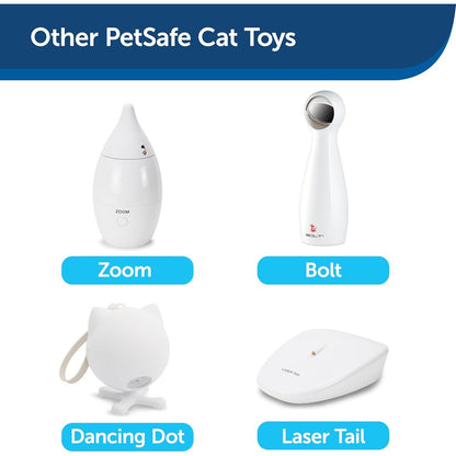 Petsafe Slimcat Interactive Feeder - Fun Mealtime Toy for Cats - Adjustable Portions & Slow Feeding - BPA-Free, Lightweight & Dishwasher-Safe 