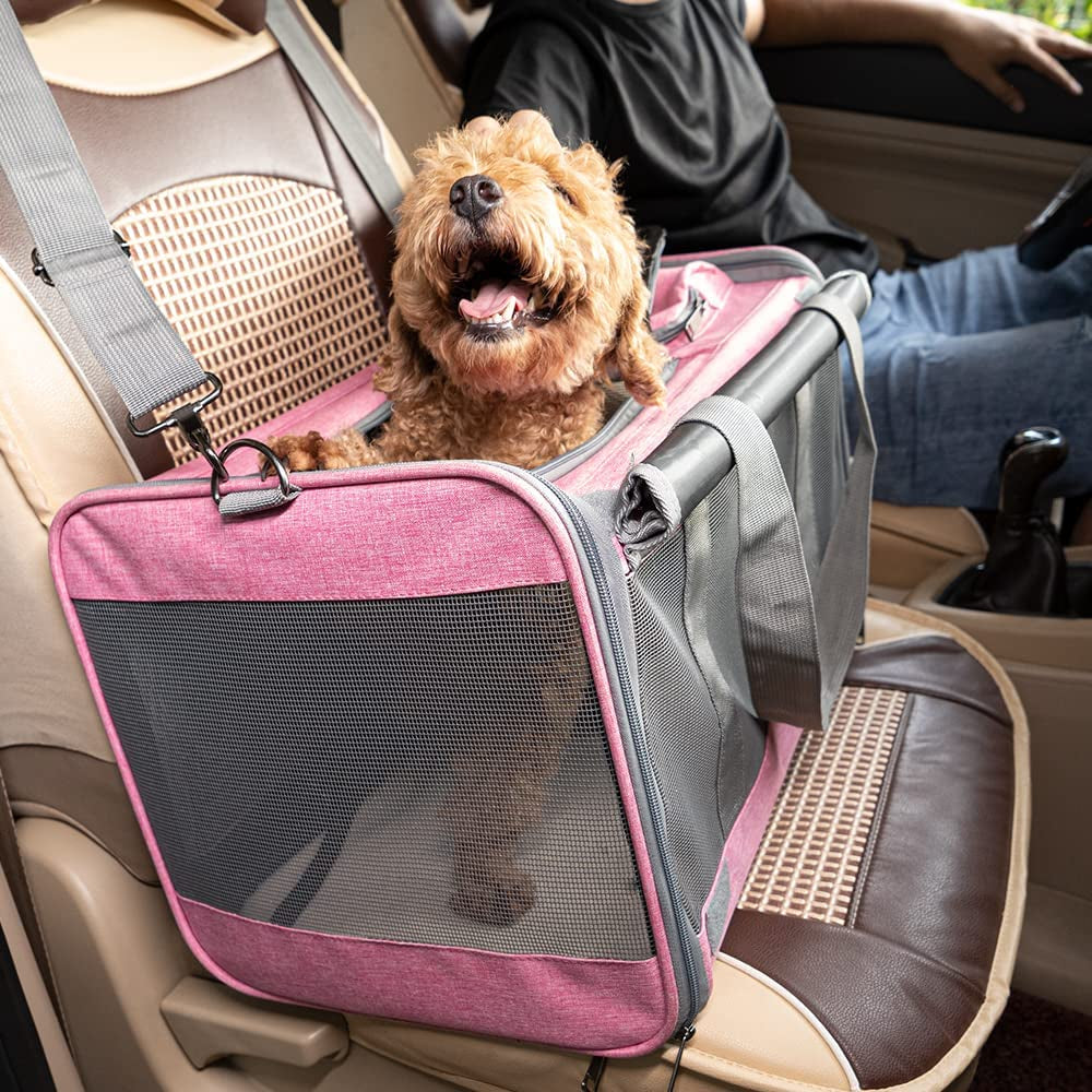 Spacious Pet Carrier – Soft Travel Bag for Medium to Large Cats & Small Dogs