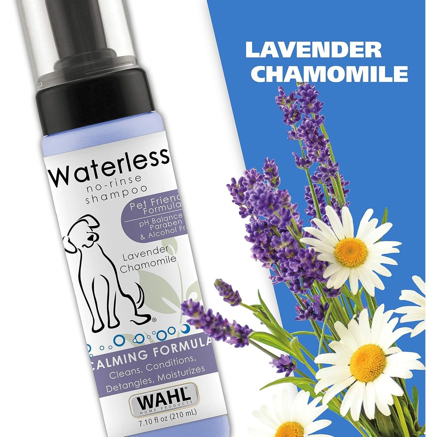 Waterless No Rinse Shampoo for Pets – Lavender & Chamomile Dogs 