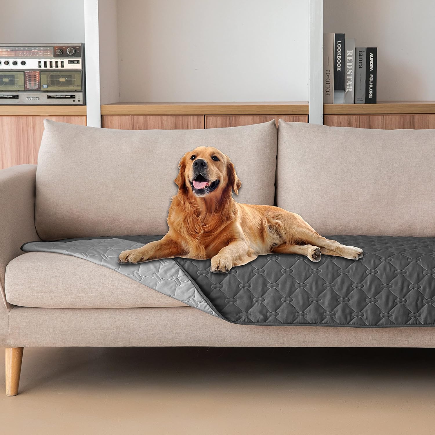Waterproof Pet Blanket - 3X Stronger, Scratch-Resistant Furniture Protector for Dogs and Cats, Reversible Design, 30x70 Inches