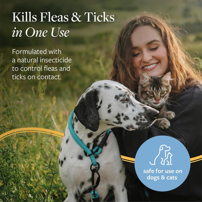 Flea and Tick Shampoo for Dogs and Cats, 16 oz.