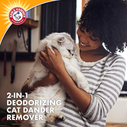 2-in-1 Deodorizing and Dander-Reducing Cat Shampoo with Baking Soda, Lavender Chamomile Scent, 20 Fl Oz
