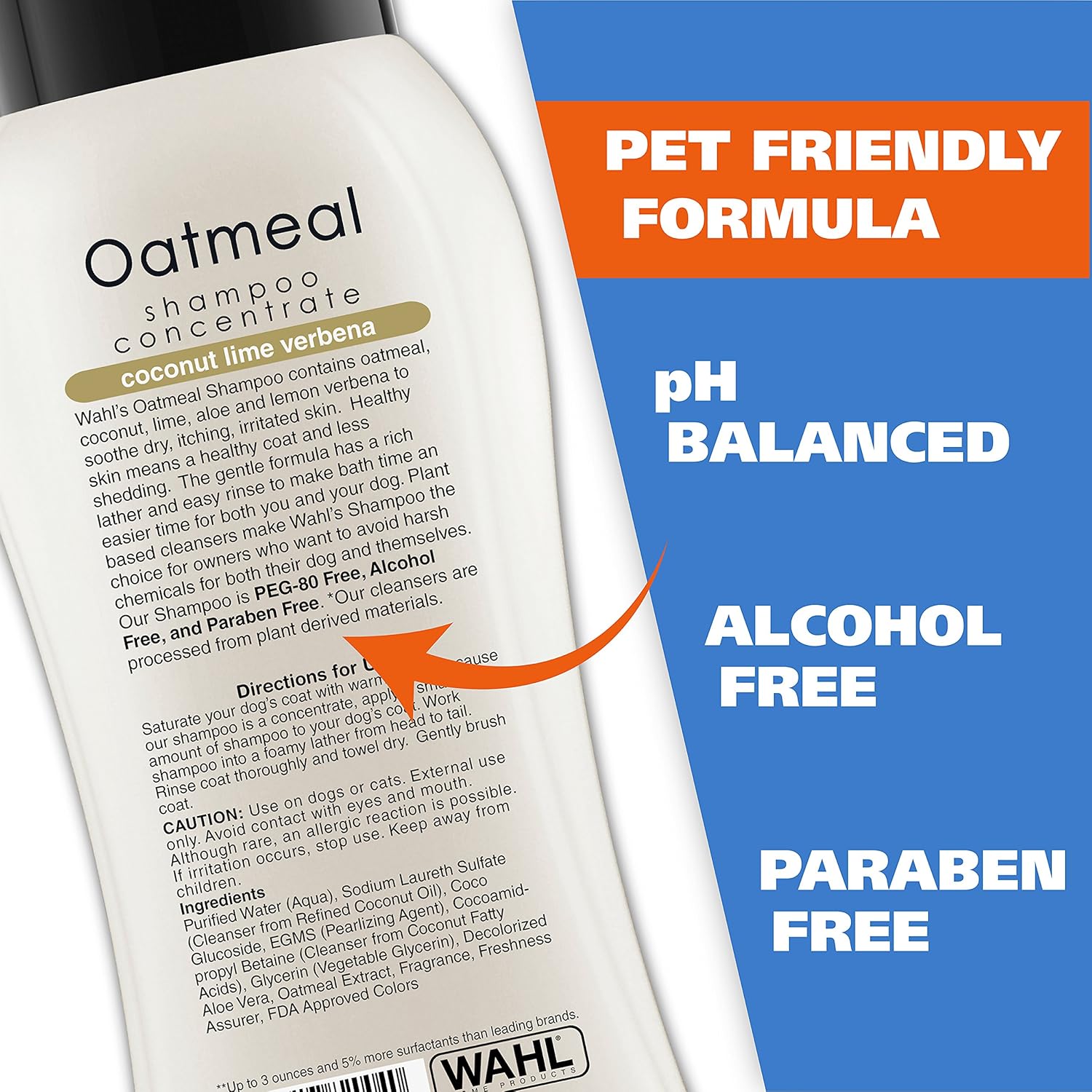 Wahl USA Dry Skin & Itch Relief Pet Shampoo for Dogs
