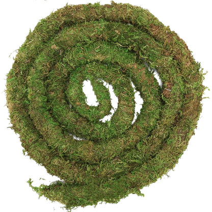 Bendable Moss Vines for Reptiles - 6.5 FT Natural Climbing Rope for Leopard Geckos, Lizards, Snakes, Chameleons, and Frogs