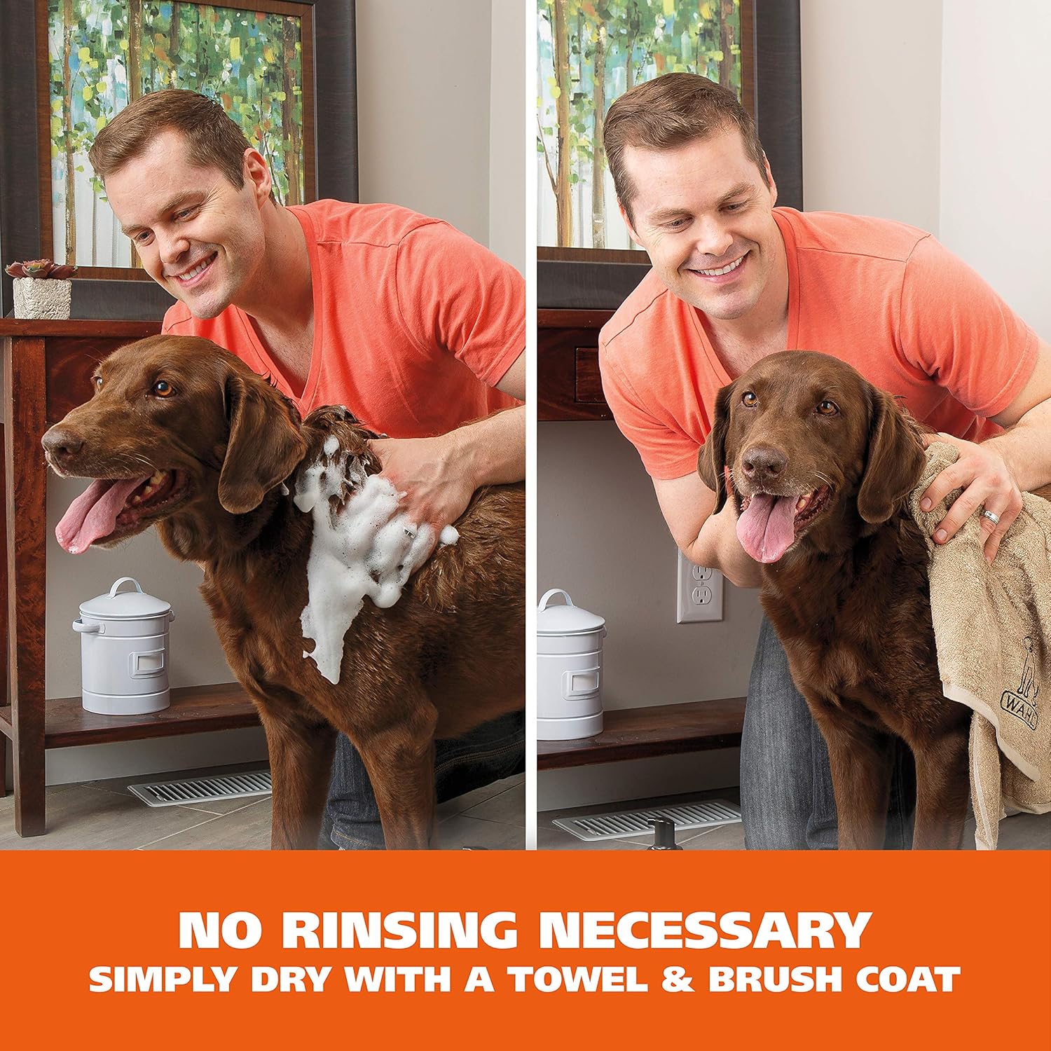 Waterless No Rinse Shampoo for Pets – Lavender & Chamomile Dogs 