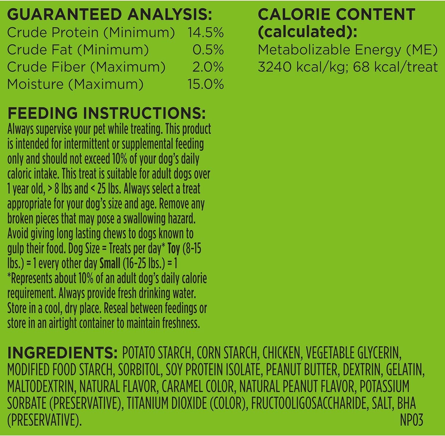 Chews Gnawbones Rawhide Free Dog Treats, Peanut Butter & Chicken, 8 Long Lasting Mini Knotted Bones (Pack of 4)