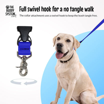  The Buddy System™ Adjustable Hands-Free Dog Leash – Waist-Worn, Convertible & Tangle-Free