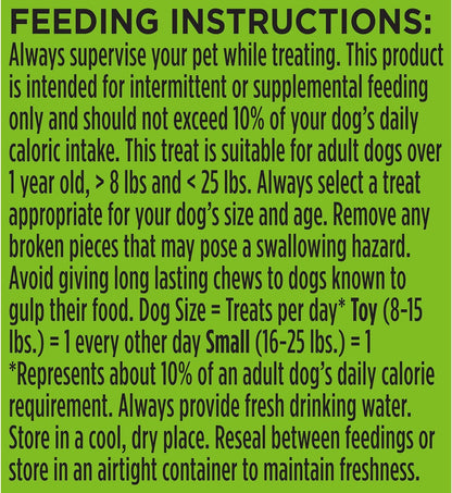 Chews Gnawbones Rawhide Free Dog Treats, Peanut Butter & Chicken, 8 Long Lasting Mini Knotted Bones (Pack of 4)