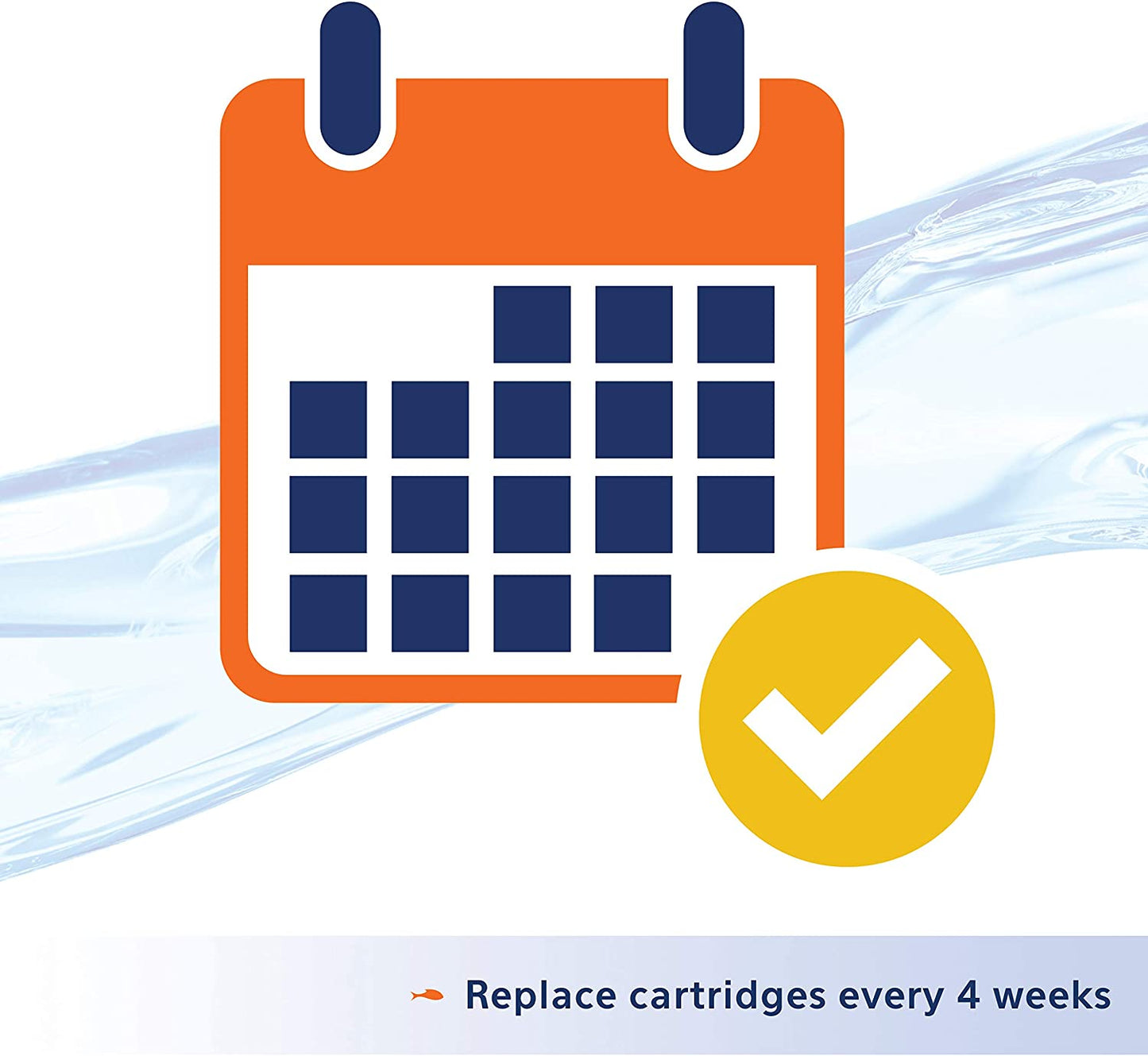 Medium Replacement Filter Cartridges for Aquarium Fish Tanks - 15 Pack