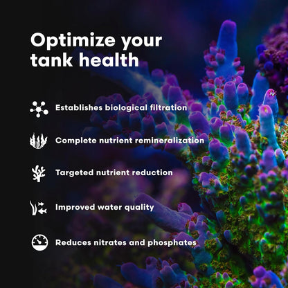 Microbacter7 – Advanced Aquarium Biofilter Support for Fresh & Saltwater (16.9 fl oz)