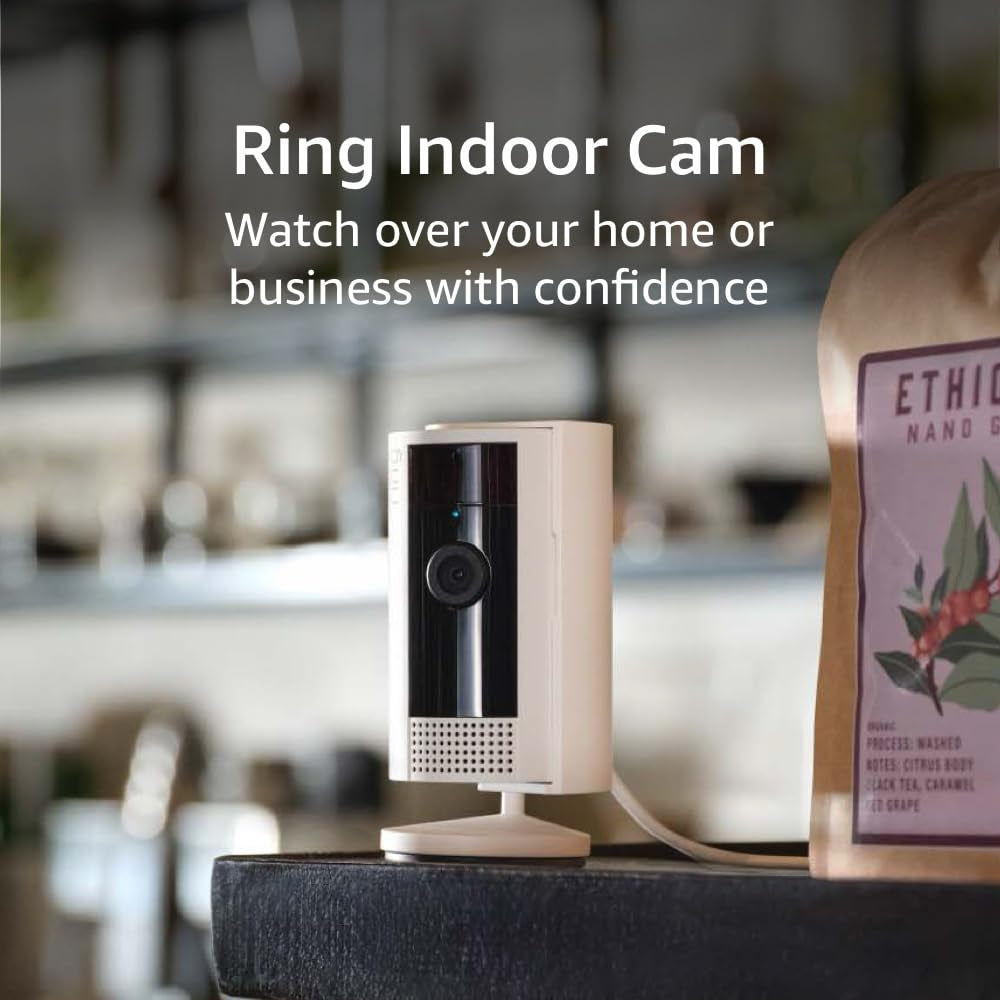Ring Indoor Cam (Newest Model) — Home or Business Security in 1080P HD Video