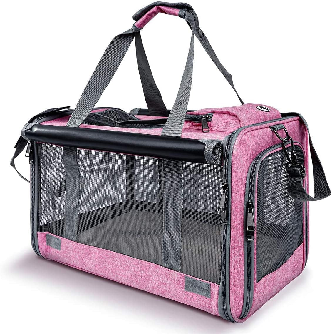 Spacious Pet Carrier – Soft Travel Bag for Medium to Large Cats & Small Dogs