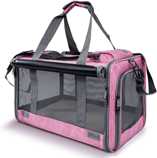 Spacious Pet Carrier – Soft Travel Bag for Medium to Large Cats & Small Dogs