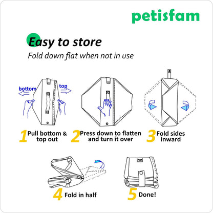 Portable Cat Travel Litter Box with Lid – Odor-Blocking, Easy to Carry & Clean